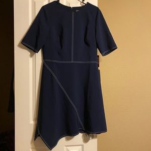 Vince Camuto Laguna Asymmetrical A-line Dress